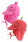 Strawberry & Flamingo Sunhat (2 Pack)