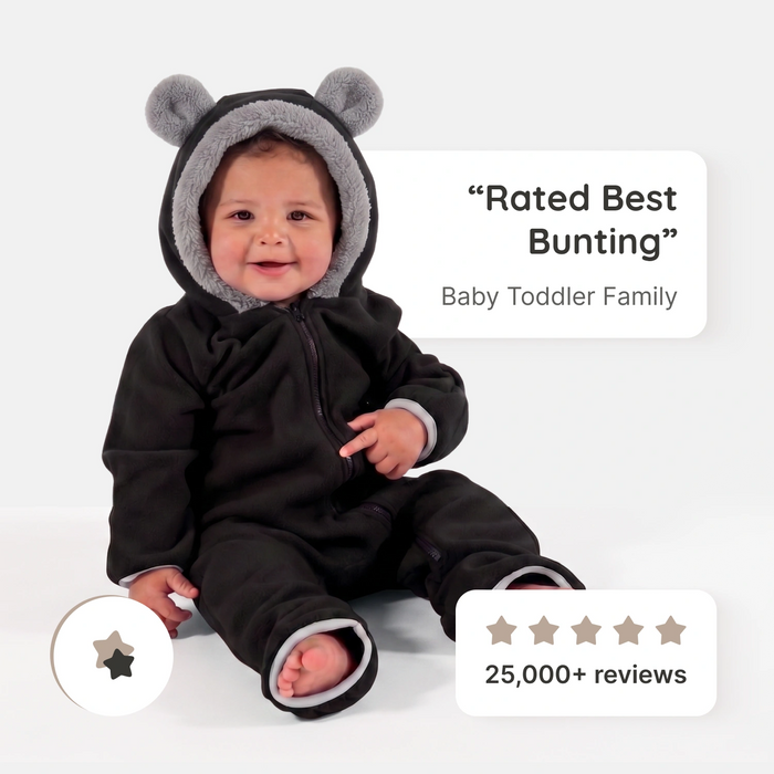 Bear Fleece Bunting