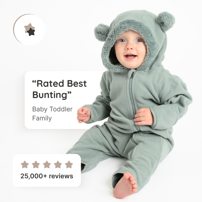 Bear Fleece Bunting (Limited Edition Colors)