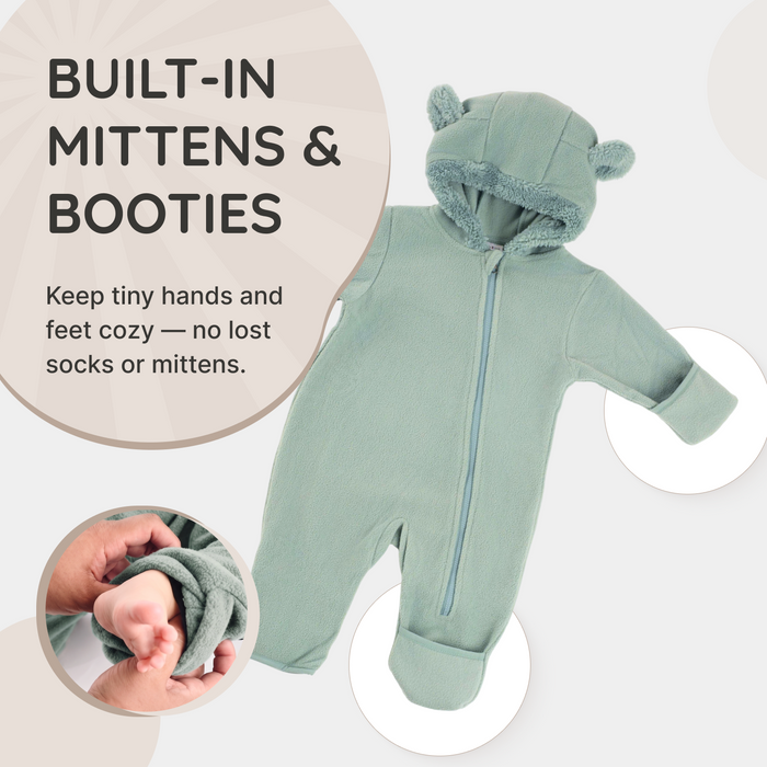Bear Fleece Bunting (Limited Edition Colors)