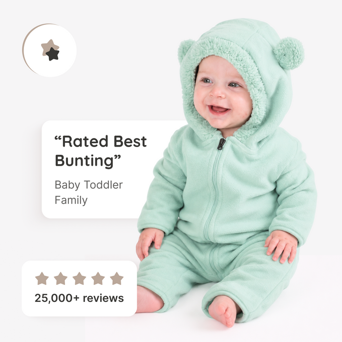 Bear Fleece Bunting (Limited Edition Colors)