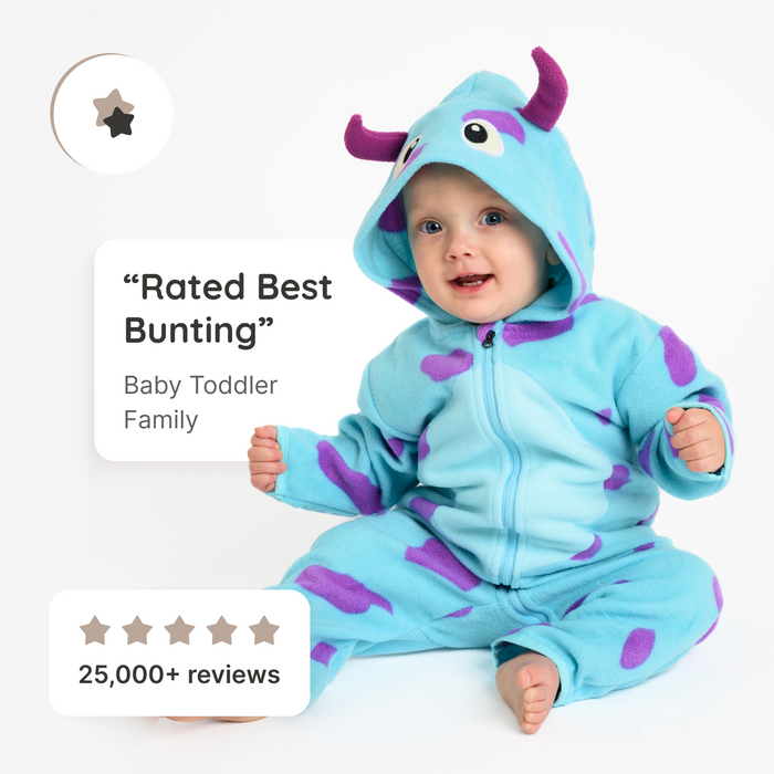 Monster Fleece Bunting