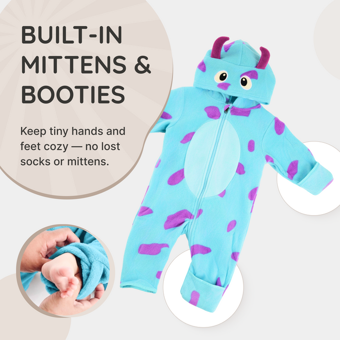 Monster Fleece Bunting