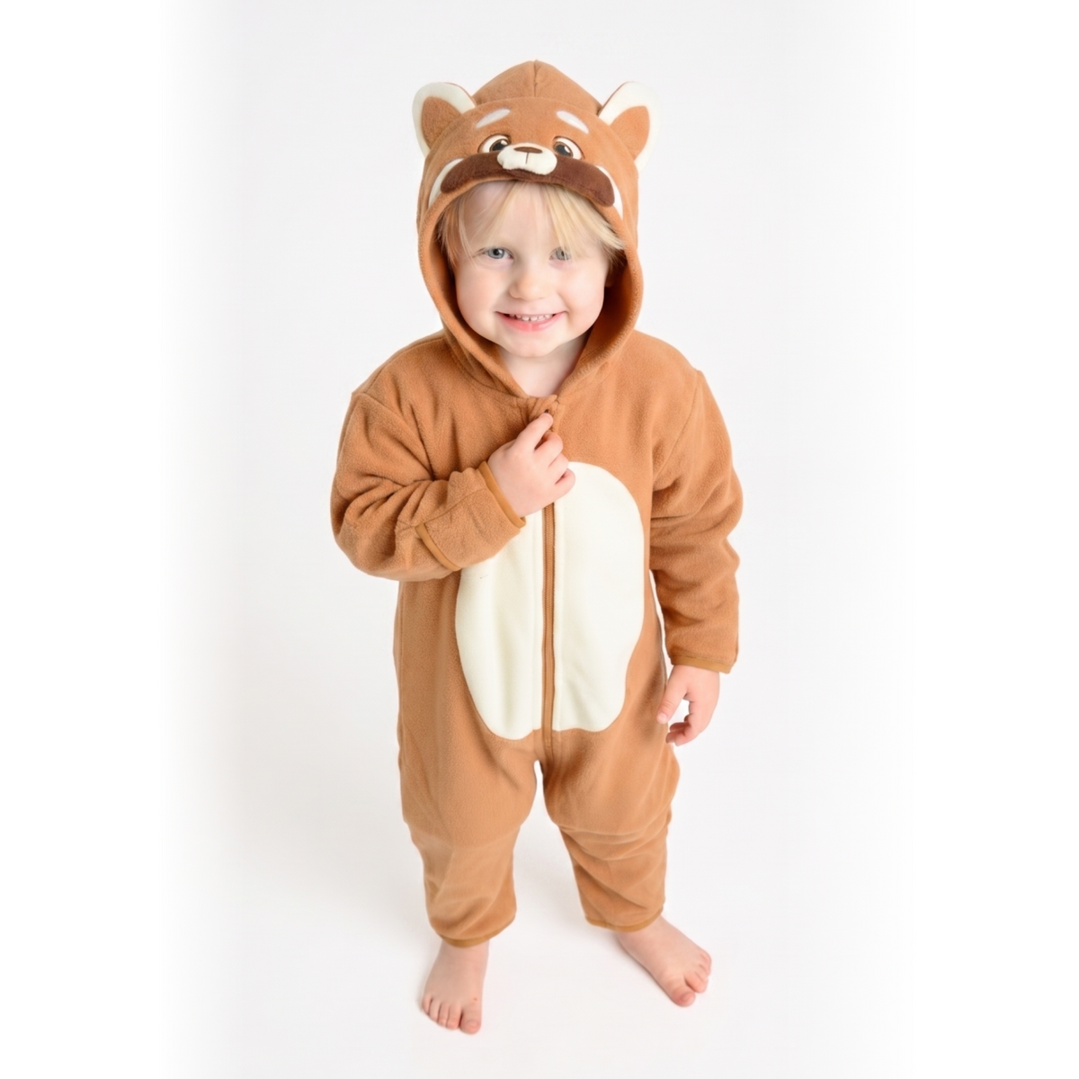 Red Panda Fleece Bunting