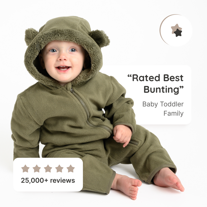 Bear Fleece Bunting (Limited Edition Colors)