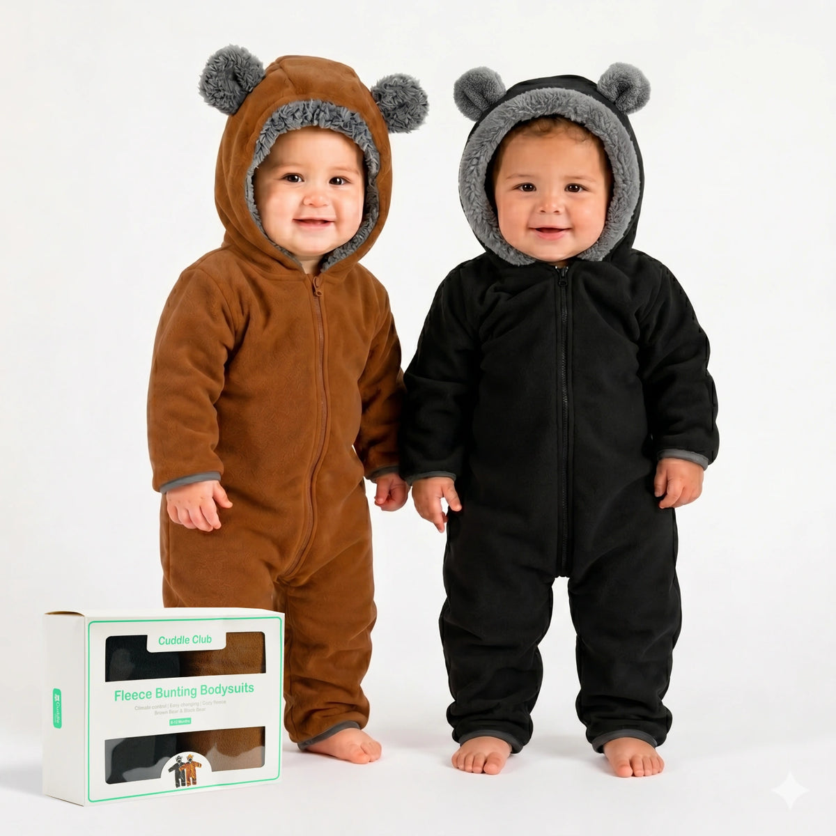 Bear Fleece Bunting