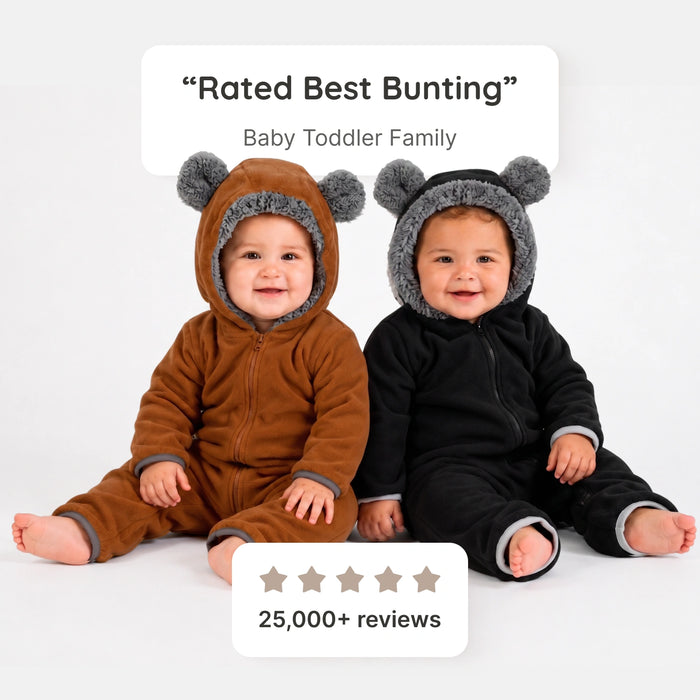 Bear Fleece Bunting