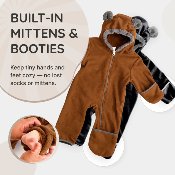 Bear Fleece Bunting