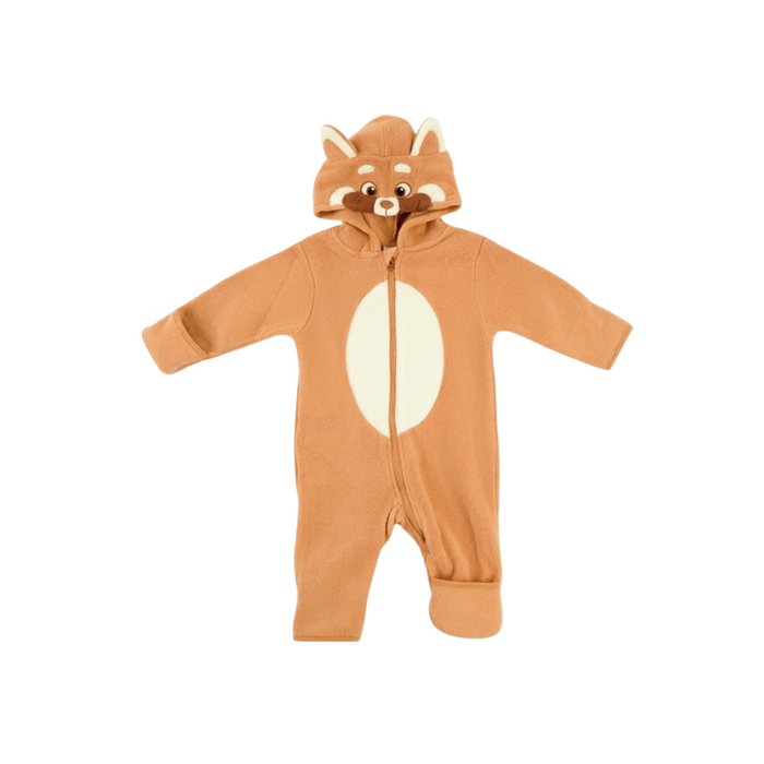Red Panda Fleece Bunting