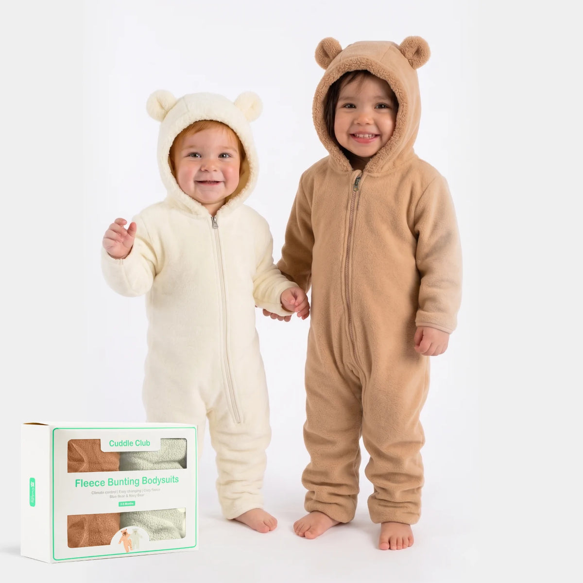 Bear Fleece Bunting