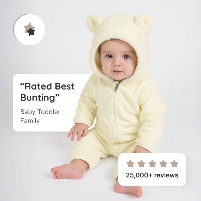 Bear Fleece Bunting (Limited Edition Colors)