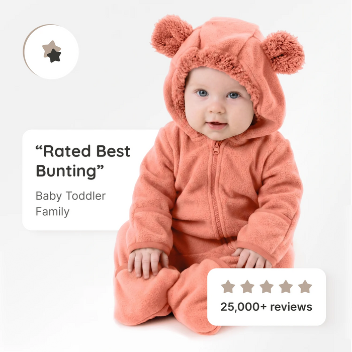 Bear Fleece Bunting (Limited Edition Colors)