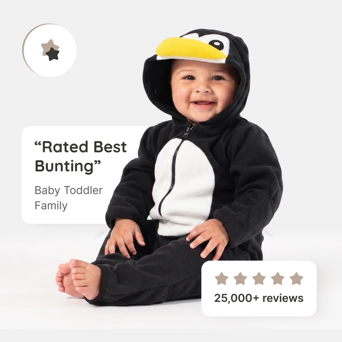 Penguin Fleece Bunting
