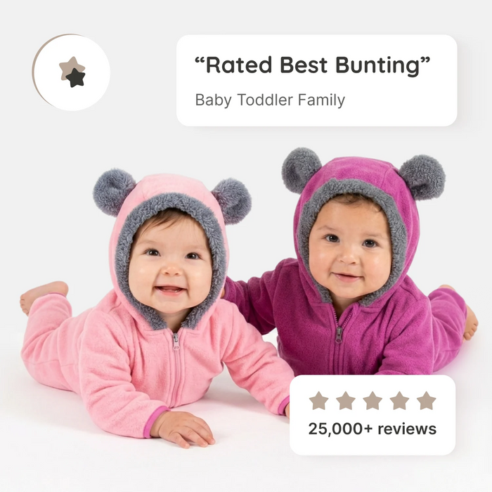 Bear Fleece Bunting