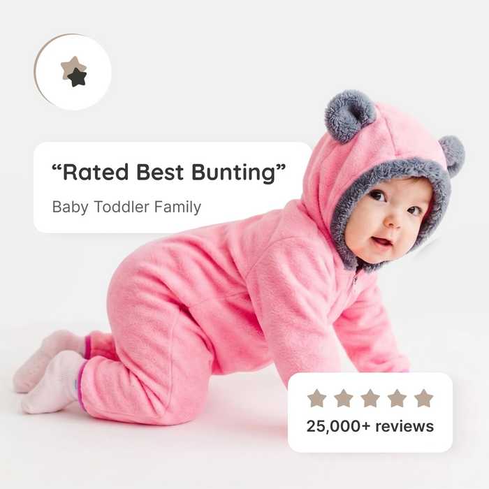 Bear Fleece Bunting