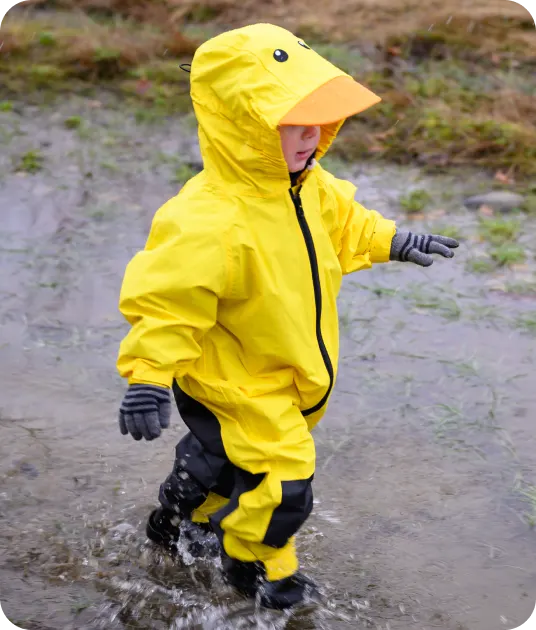 Stays Dry, Head to Toe