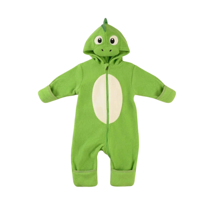 Green Dinosaur Fleece Bunting