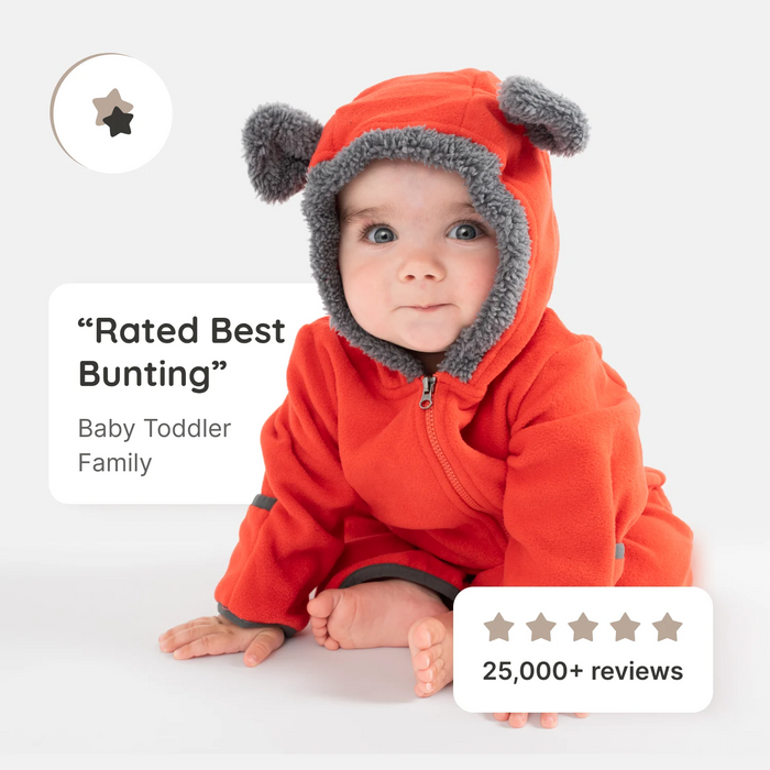 Bear Fleece Bunting