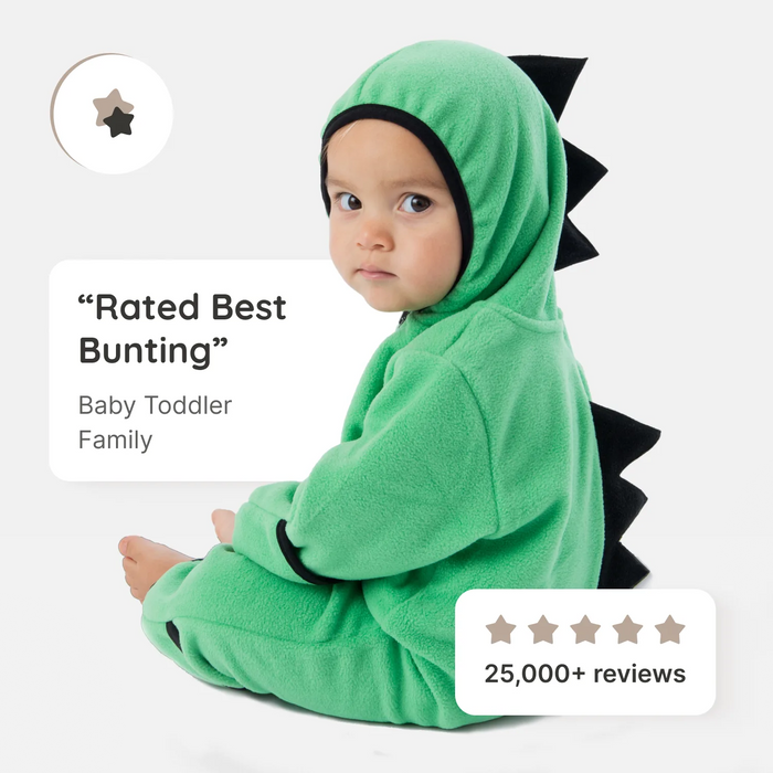 Dino Fleece Bunting