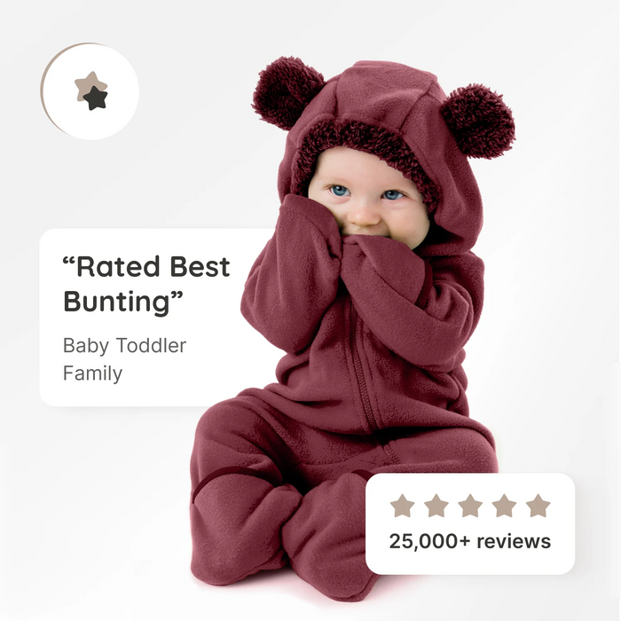 Bear Fleece Bunting (Limited Edition Colors)