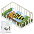 Bee Swaddle + Crib Sheet Bundle