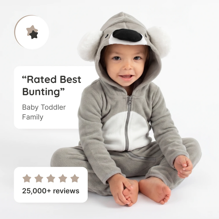 Koala Fleece Bunting