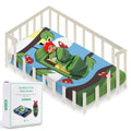 Caterpillar Swaddle + Crib Sheet Bundle
