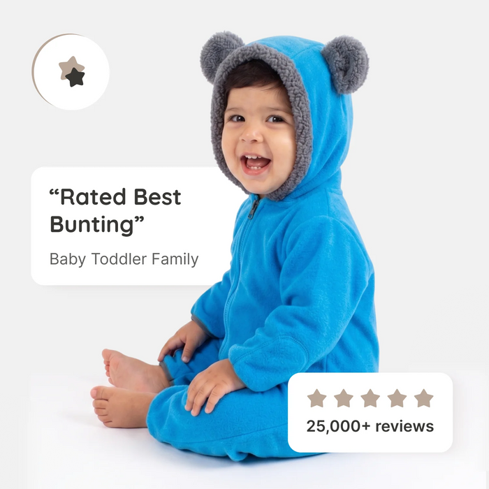 Bear Fleece Bunting