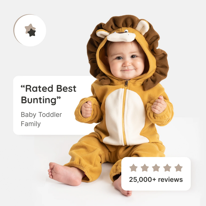 Lion Fleece Bunting
