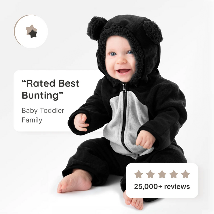 Bear Fleece Bunting