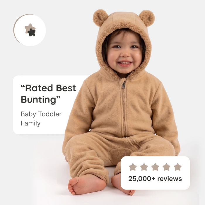 Bear Fleece Bunting (Limited Edition Colors)