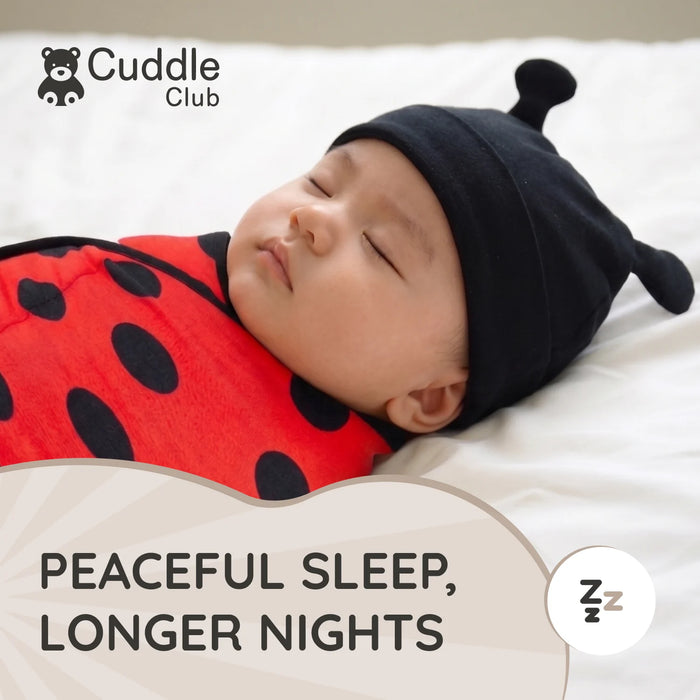 Ladybug Cotton Swaddle