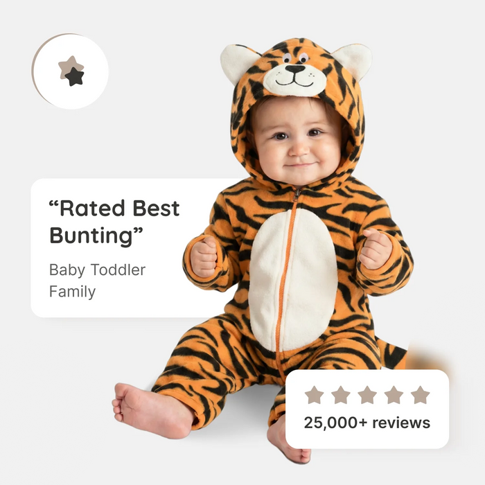 Tiger Fleece Bunting