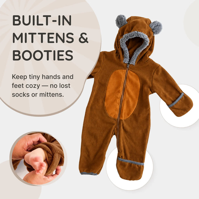 Bear Fleece Bunting