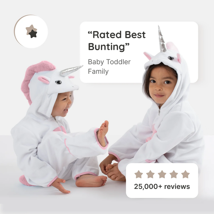 Unicorn Fleece Bunting