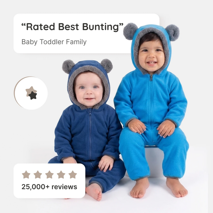 Bear Fleece Bunting
