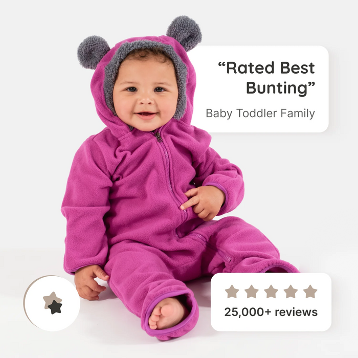 Bear Fleece Bunting