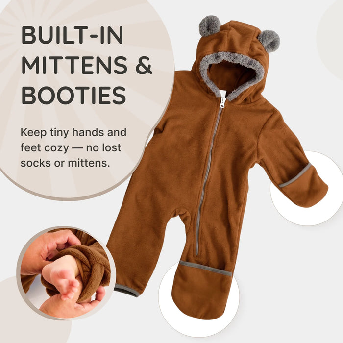 Bear Fleece Bunting