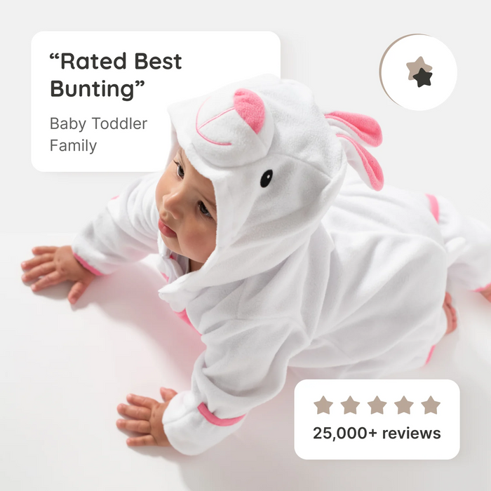Bunny Fleece Bunting