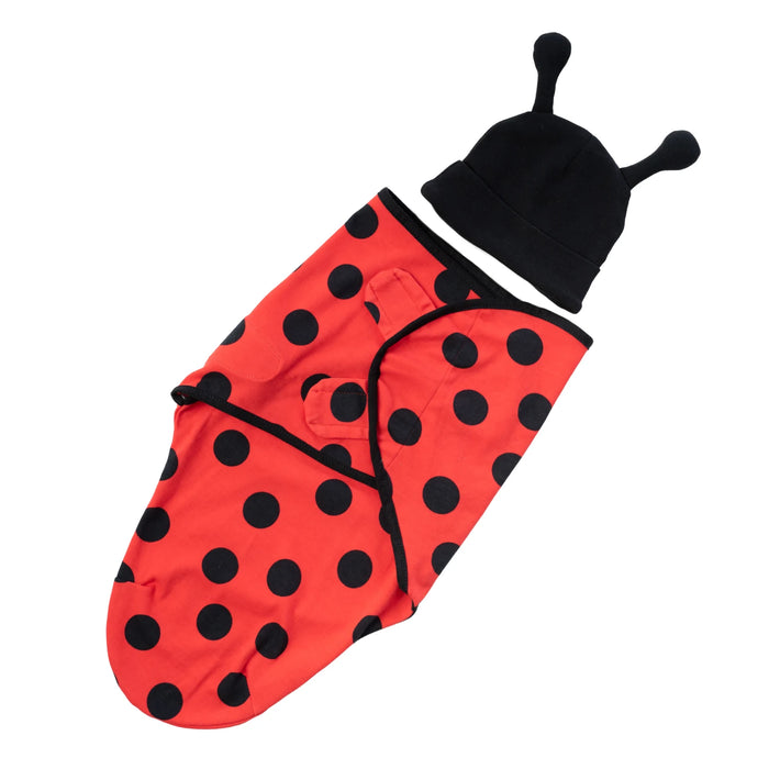 Ladybug Cotton Swaddle