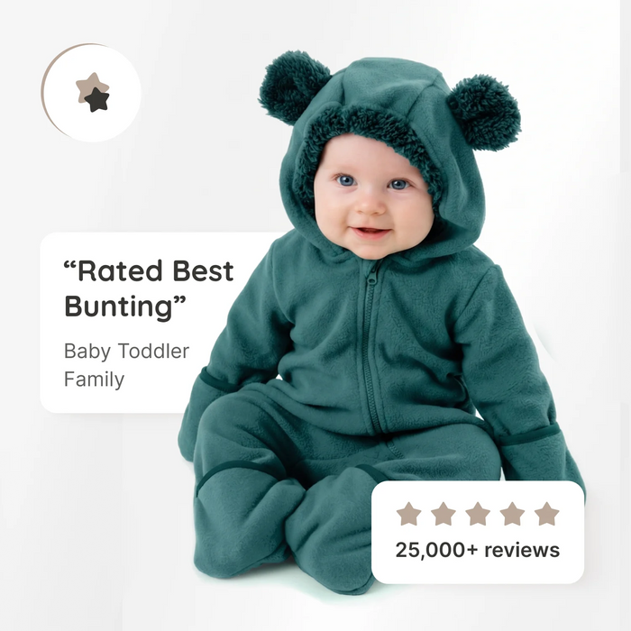 Bear Fleece Bunting (Limited Edition Colors)