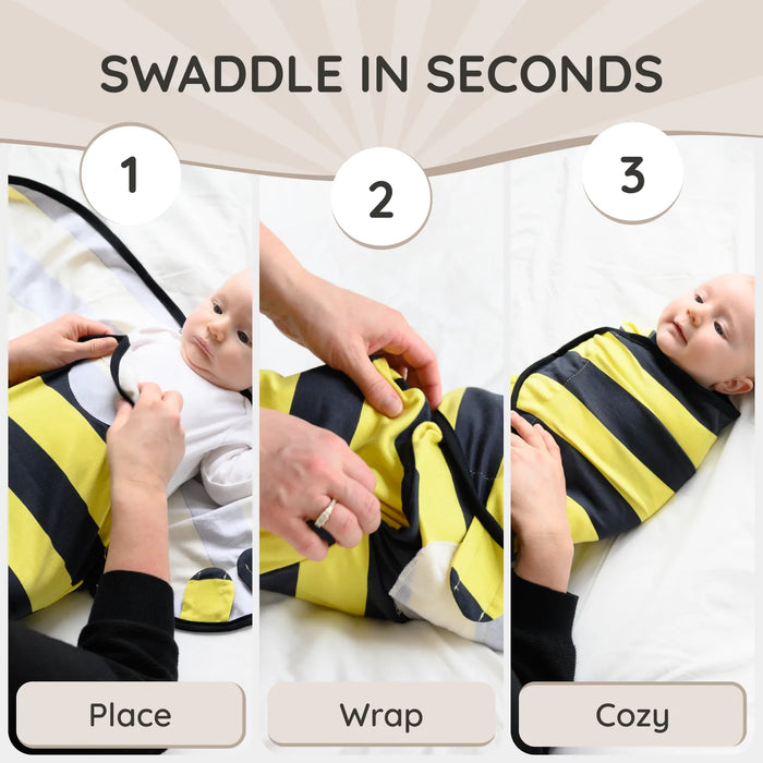 Bumble Bee Cotton Swaddle