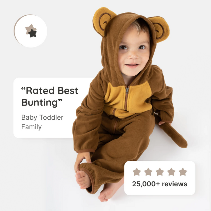 Monkey Fleece Bunting