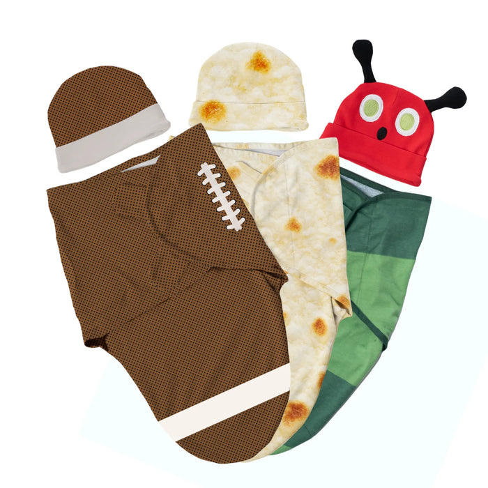 Football, Burrito, & Caterpillar (3 Pack)