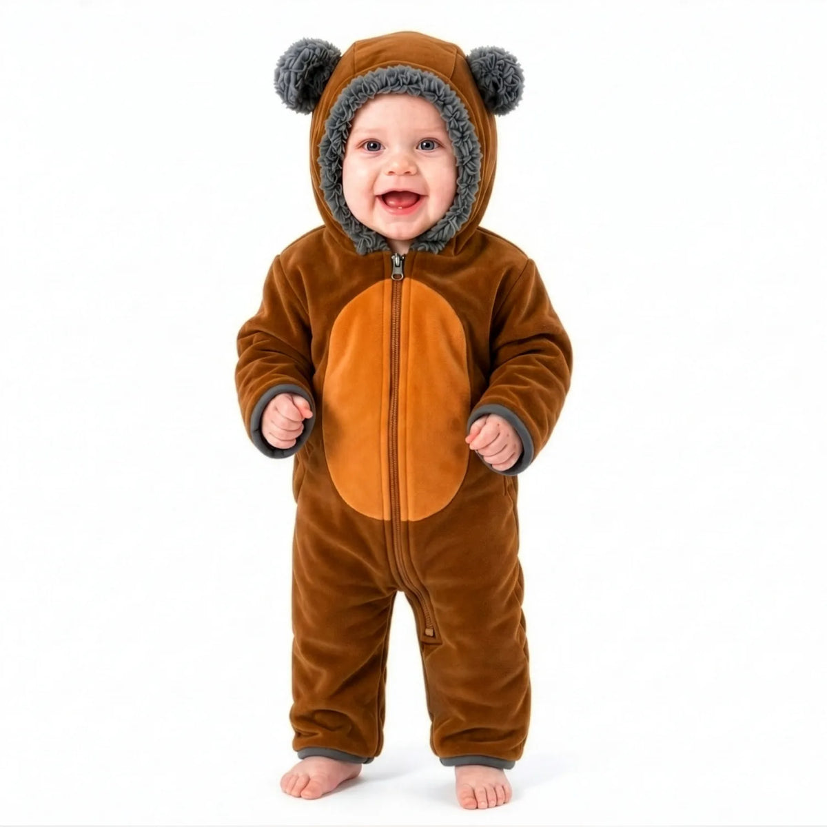 Bear Fleece Bunting
