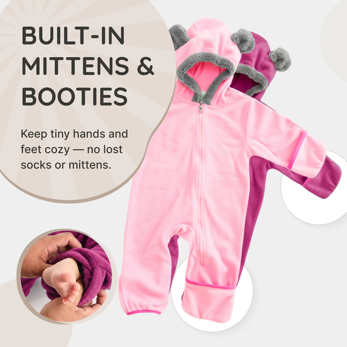 Bear Fleece Bunting