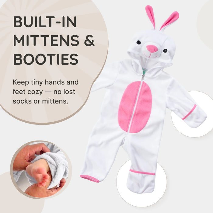 Bunny Fleece Bunting