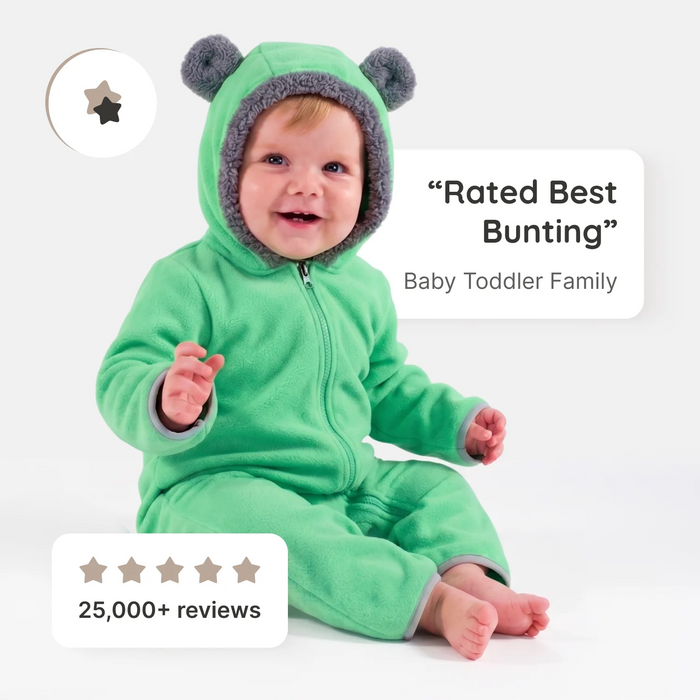 Bear Fleece Bunting