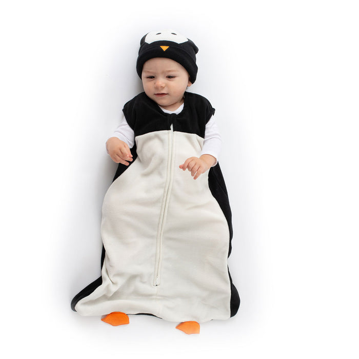 Penguin Baby Fleece Wearable Blanket
