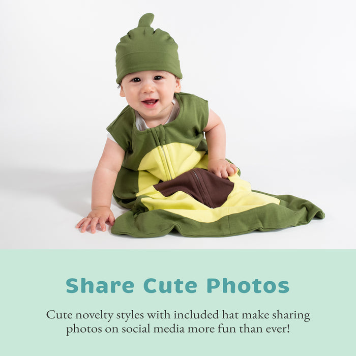 Avocado Cotton Wearable Blanket